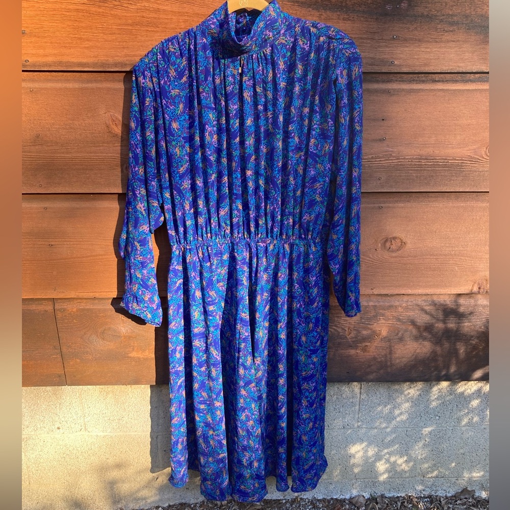 80s/Early 90s Mockneck Dress